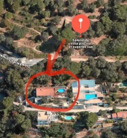 Splendide Piscine Et Superbe Vue Villa Nice